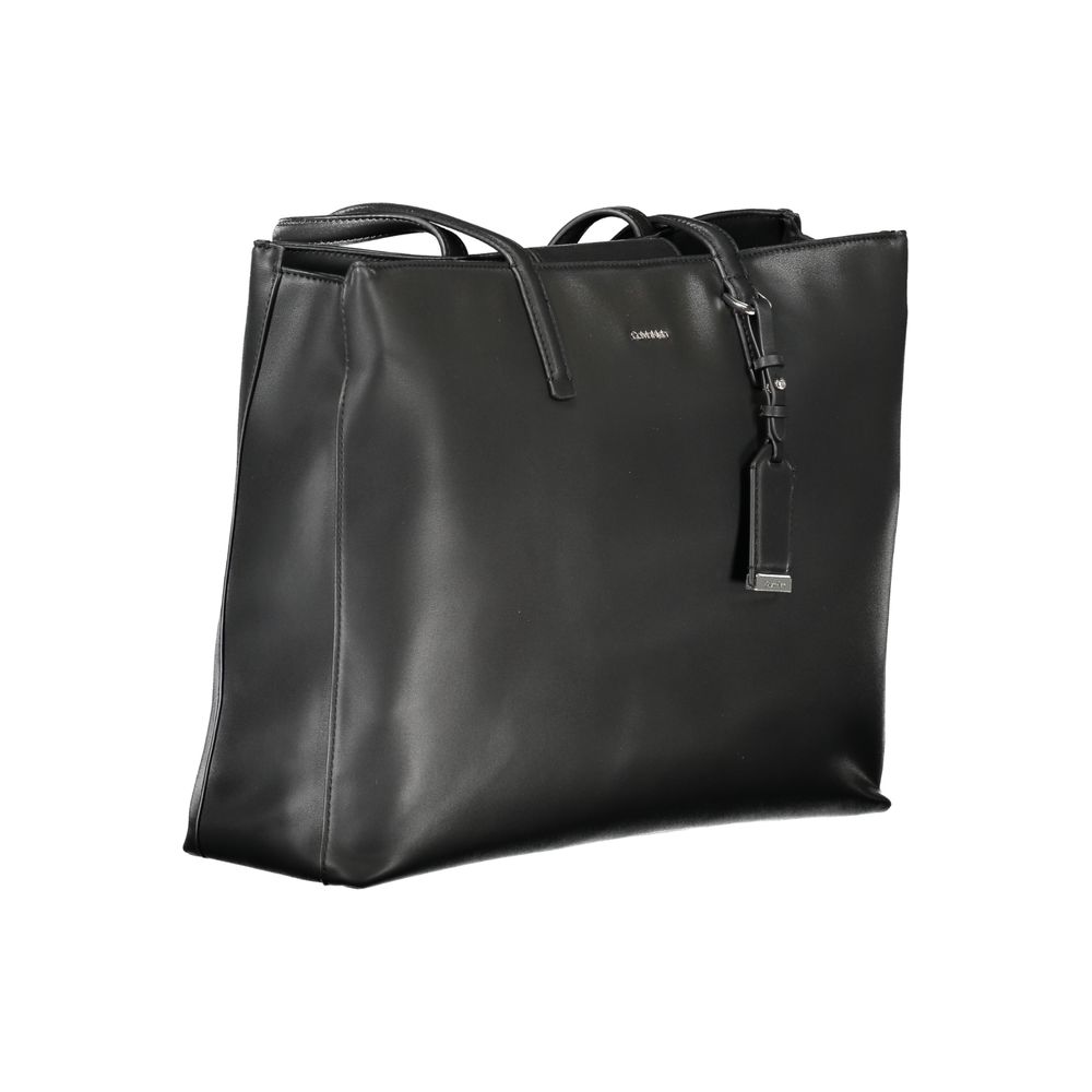 Calvin Klein Schwarz Polyester Frauen Handtasche